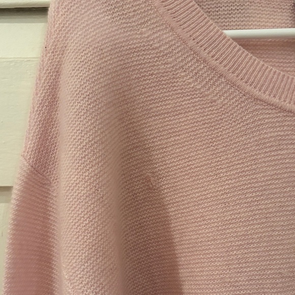 Pure Pink Women's Cashmere Sweater - Picture 5 of 13